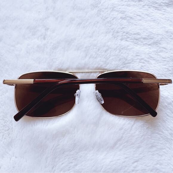 Tessa Brown Rectangular Polarized Sunglasses - Picture 13 of 13